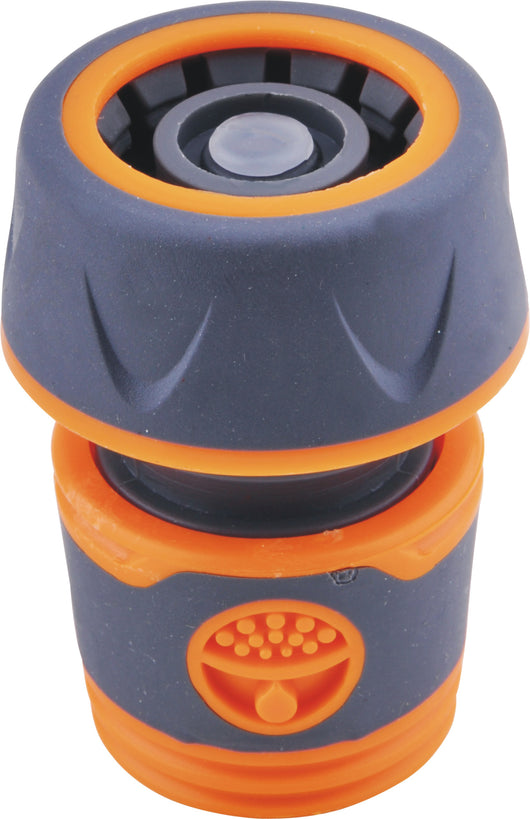 Utilia Plus RACCORDO RAPIDO UNIVERSALE CON ACQUASTOP GOMMATO mis. 1/2-5/8-3/4 24.00 pz