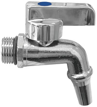 Utilia RUBINETTO PER BIDONI ALIMENTARI IN OTTONE CROMATO CON BECUCCIO SVITABILE mis. 1/2