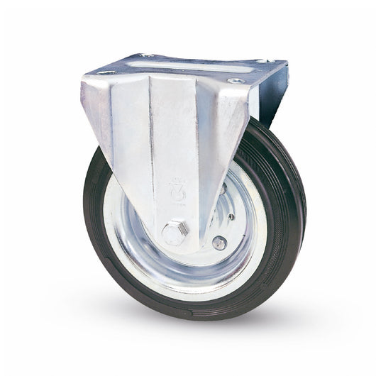 Utilia RUOTA FISSA PER CARRELLI  mm.200-piastra mm.140x110