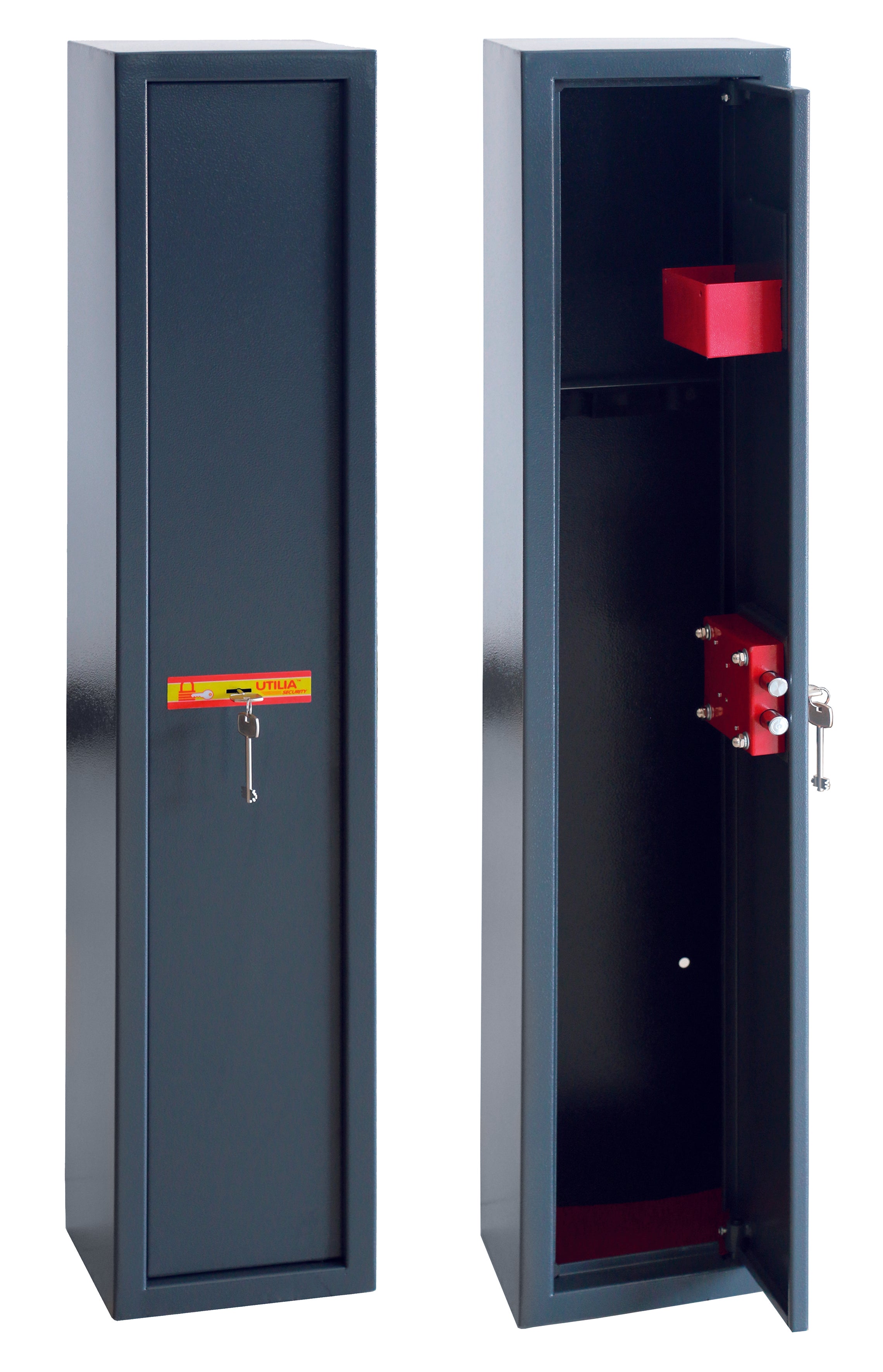 Utilia Security ARMADIO PORTAFUCILI 2 Posti mm.250x210x1250 h