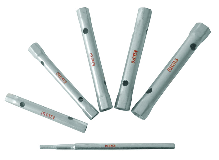 Utilia SERIE CHIAVI A TUBO DOPPIE 5 PZ. 3.00 pz