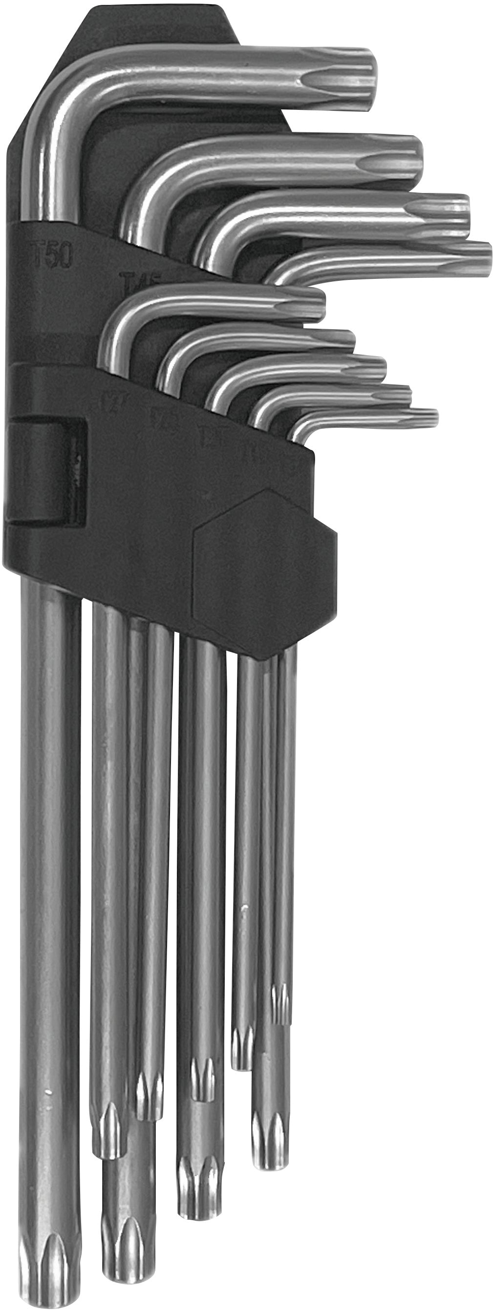 Utilia SERIE CHIAVI MASCHIO TORX LUNGHE CON FORO pz. 9