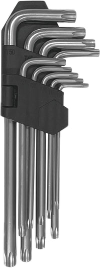 Utilia SERIE CHIAVI MASCHIO TORX LUNGHE CON FORO pz. 9