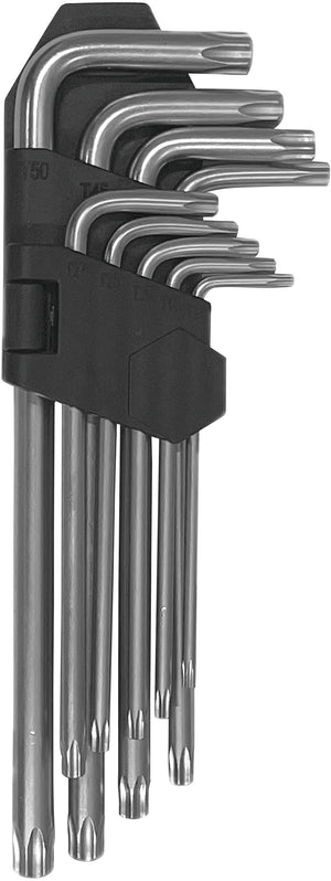 Utilia SERIE CHIAVI MASCHIO TORX LUNGHE CON FORO pz. 9