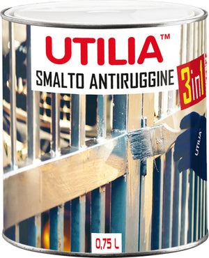Utilia SMALTO ANTIRUGGINE  ml. 750 Giallo intenso 6.00 pz