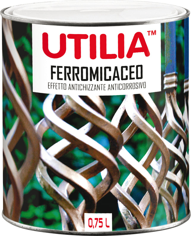 Utilia SMALTO SINTETICO FERROMICACEO ml. 750 Grigio chiaro 6.00 pz
