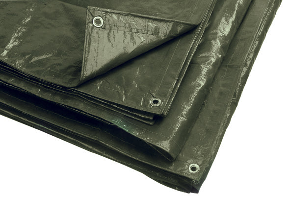 Utilia TELO OCCHIELLATO MULTIUSO IN POLIETILENE  Col. Verde mt.10x12