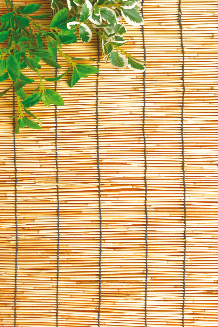 Utilia TOP QUALITY ARELLE STUOIA IN CANNICCIO NATURALE CON CARRUCOLA cm. 150x300 h