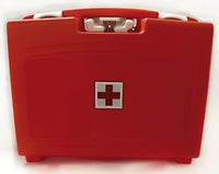 VALIGETTA PRONTO SOCCORSO IN POLIPROPILENE cm. 40x13x29,5 h col. Arancio - ALLEG.1