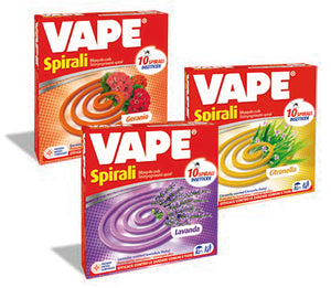 Vape SPIRALI ANTIZANZARE MISTE 10 pz. 24.00 pz