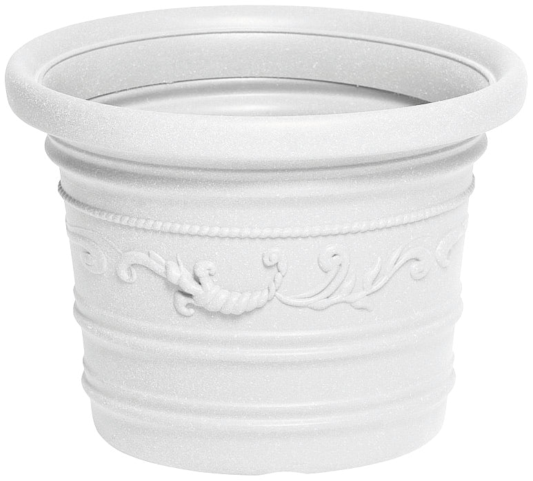 VASO TONDO FESTONATO PRESTIGE Col. Bianco Ø cm. 60