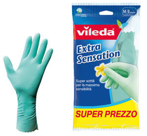 Vileda GUANTI IN LATTICE EXTRA SENSATION  tg. M 12.00 paia