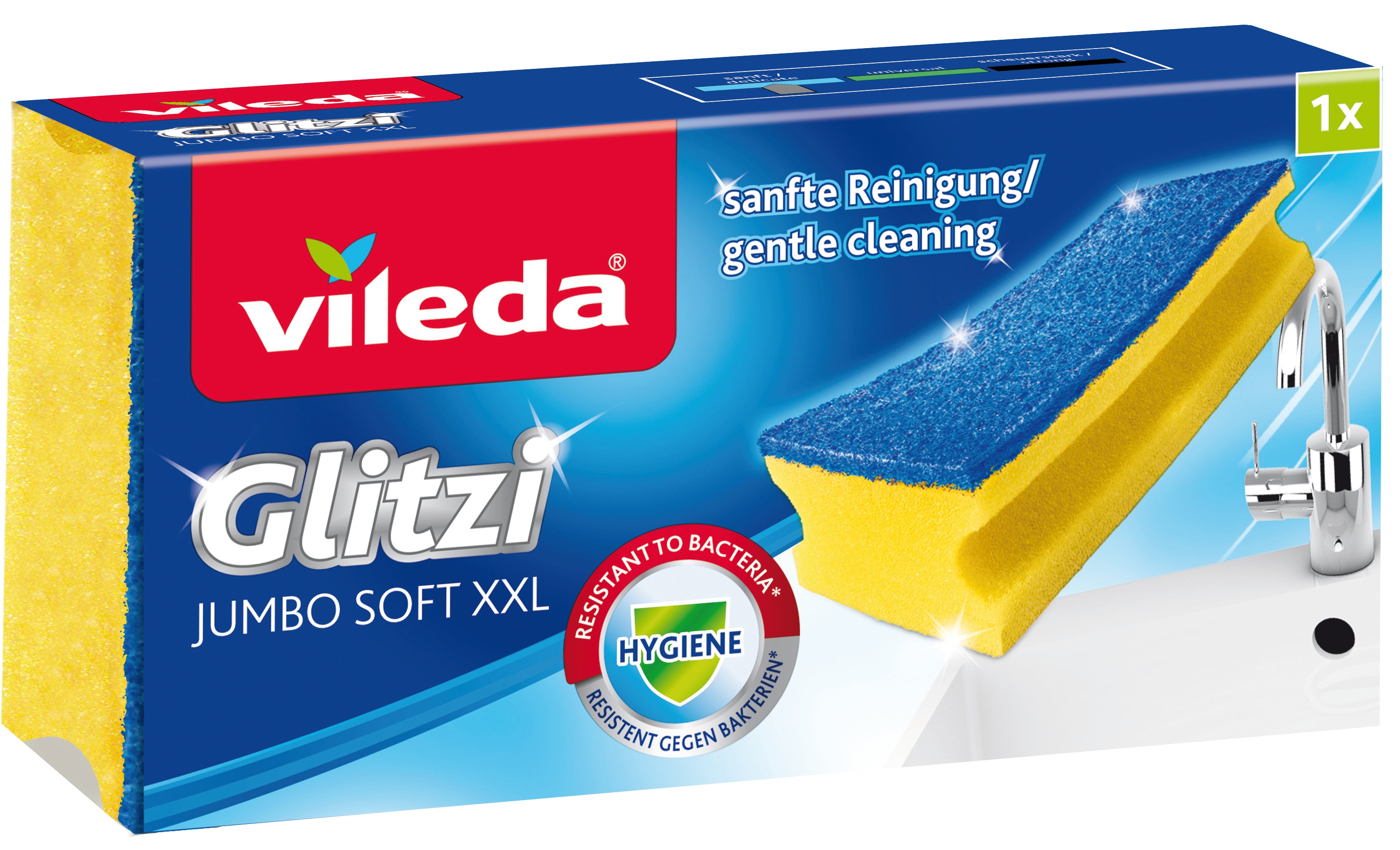 Vileda SPUGNETTA GLITZI BAGNO 8.00 pz