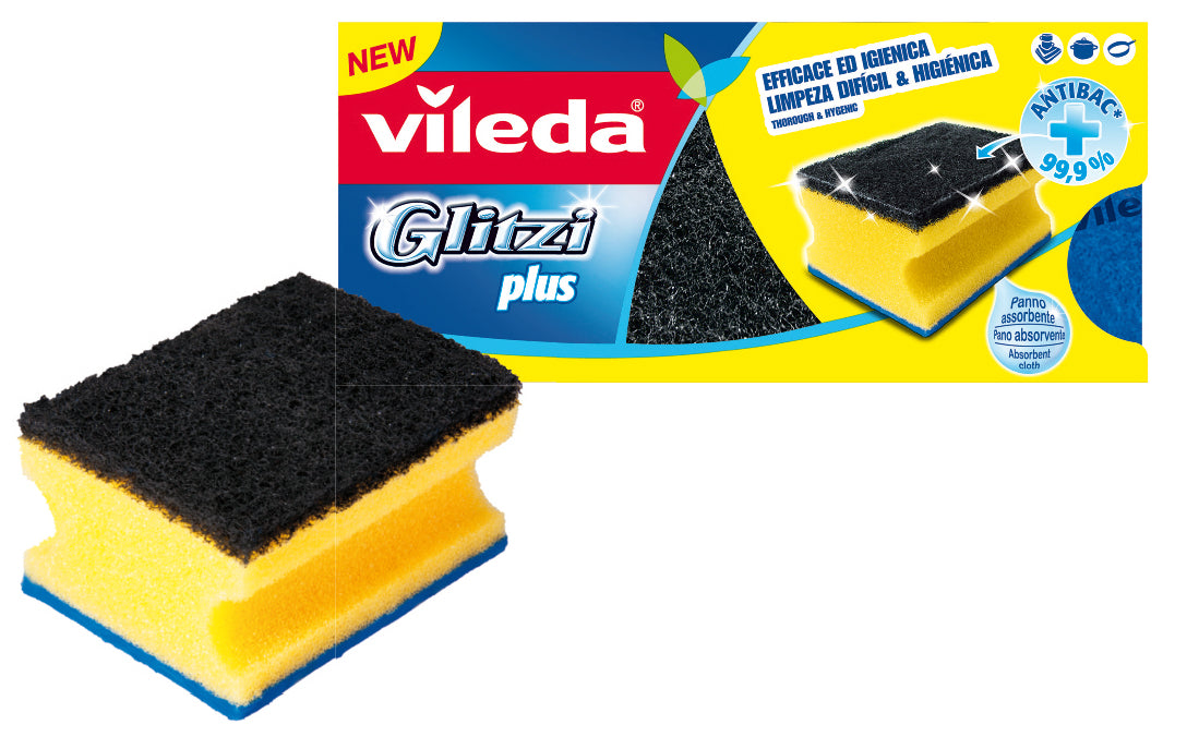 Vileda SPUGNETTA GLITZI PLUS 3 PZ. 40.00 confezioni