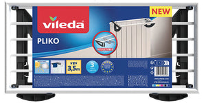 Vileda STENDIBIANCHERIA DA BALCONE PLIKO cm. 56x42x13 h Stenditura mt. 3,5