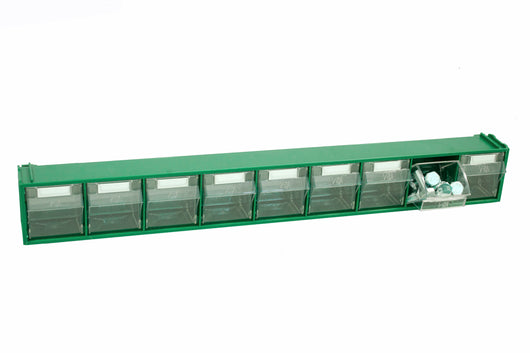 Vipa CASSETTIERA COMPONIBILE FOX 101 VERDE 9 cassetti mm. 600x68x76 h