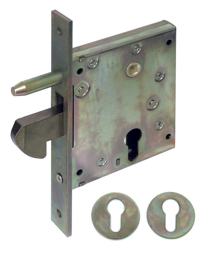 Welka SERRATURA FERRO INF. A GANCIO +PERNO Art. 057 E.50 - F.25