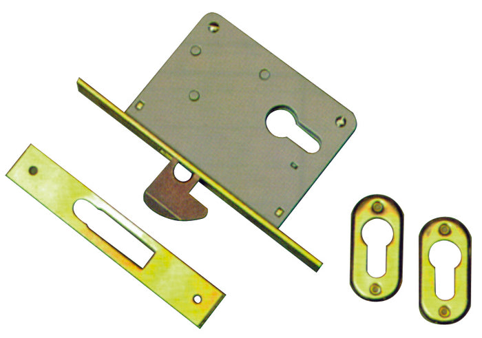 Welka SERRATURA LEGNO INF. A GANCIO Art. 025 E.60 - F.22