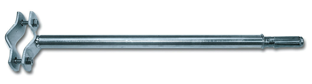 ZANCA PER PALI ANTENNE CON TASSELLO M10x55 lunghezza cm. 25