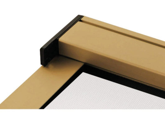 ZANZARIERA ORIZZONTALE IN KIT col. Bronzo cm. 140x240