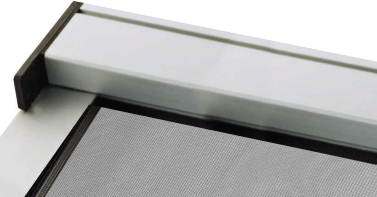 ZANZARIERA VERTICALE IN KIT col. Bianco (RAL 9010) cm. 80x160