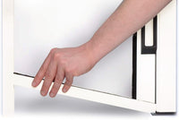 ZANZARIERA VERTICALE IN KIT col. Bianco (RAL 9010) cm.160x160