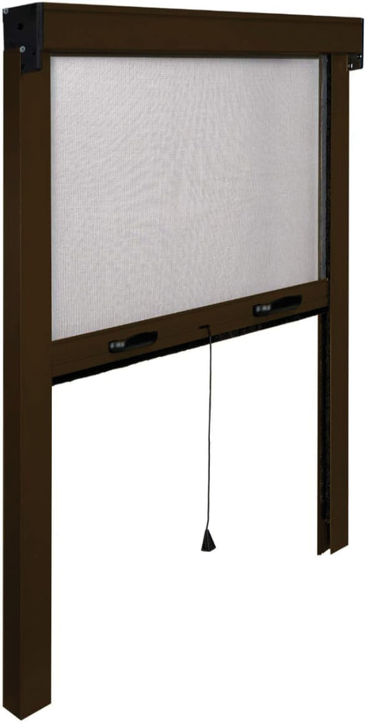 ZANZARIERA VERTICALE IN KIT col. Marrone (RAL 8017) cm.120x240