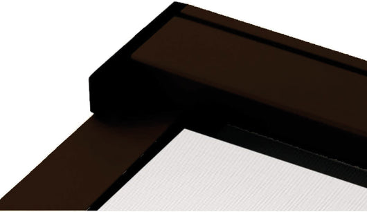 ZANZARIERA VERTICALE IN KIT col. Marrone (RAL 8017) cm.140x160