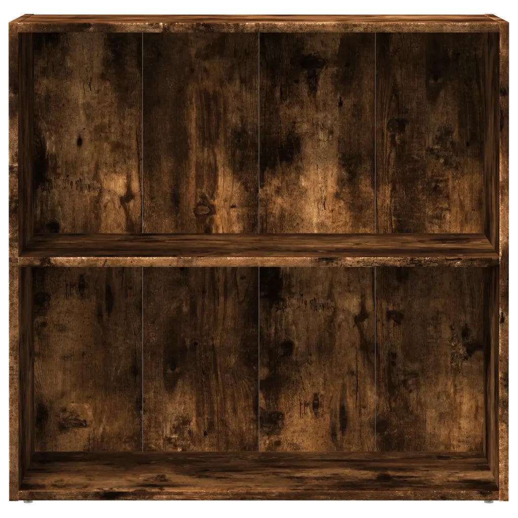 Libreria Rovere Fumo 80x30x77 cm in Legno Multistrato 857926