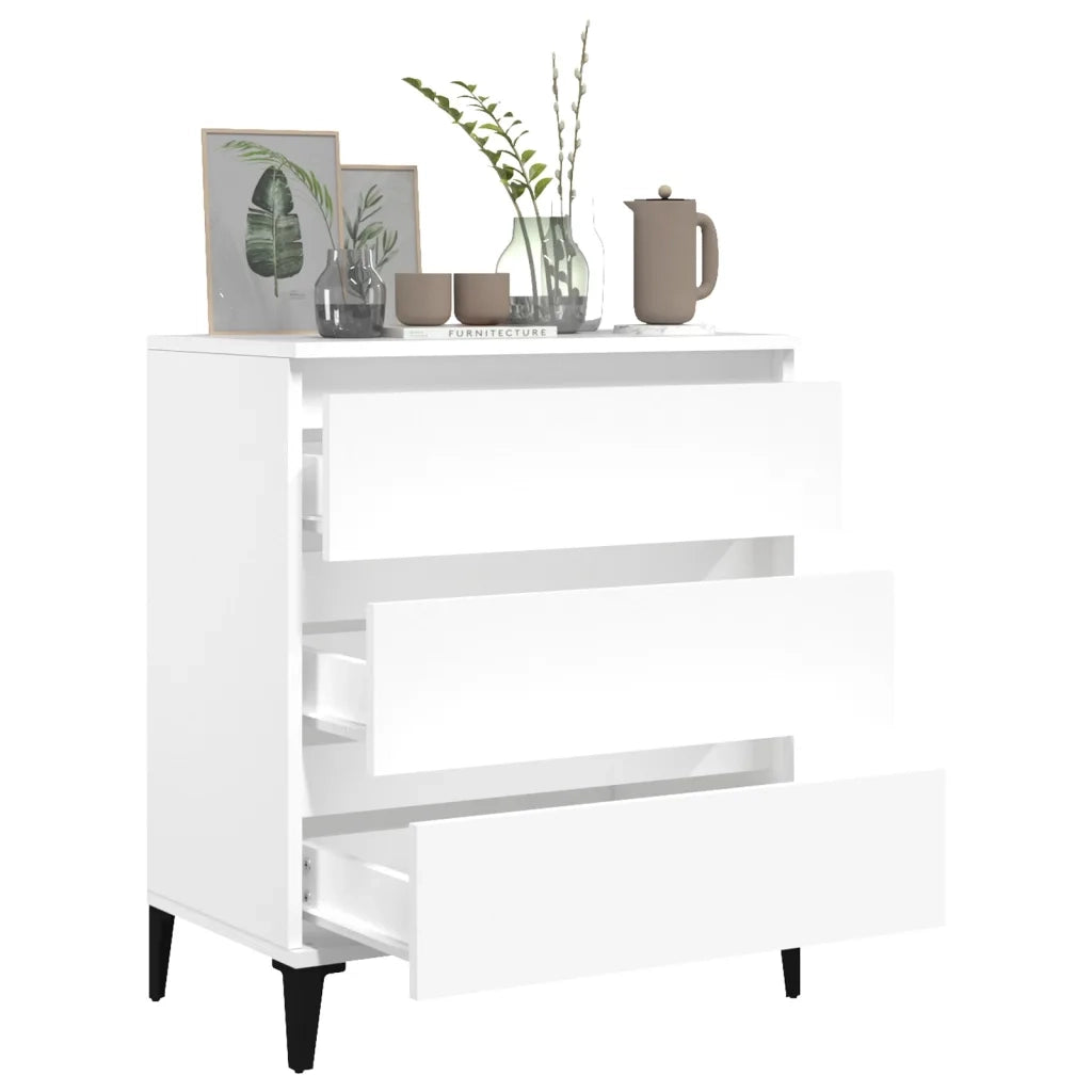 Credenza Bianca 60x35x70 cm in Legno Multistrato 823048