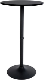 Tavolino rotondo nero/nero