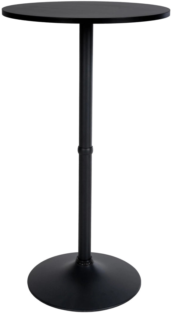 Tavolino rotondo nero/nero