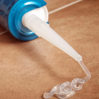 Silicone universale acetico plus trasparente antimuffa 280 ml confezione 25 pz