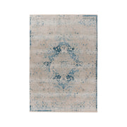 Tappeto Milan Vintage in blu e beige