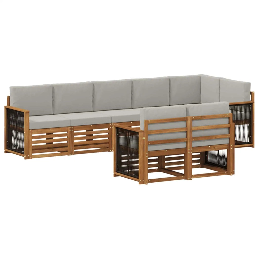 Set di divani da esterno 7 pz 3384502
