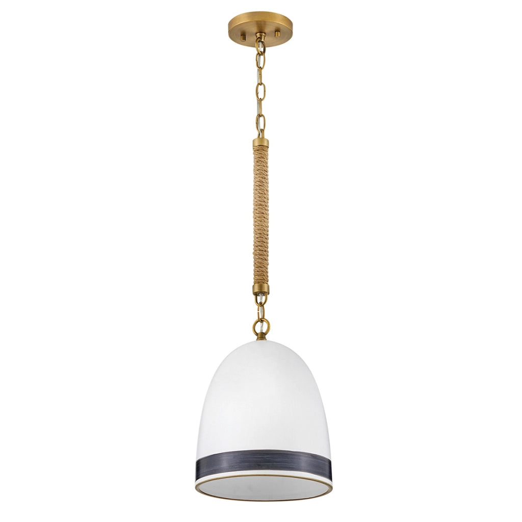 Lampada a sospensione Hinkley Nash ottone ceramica E27
