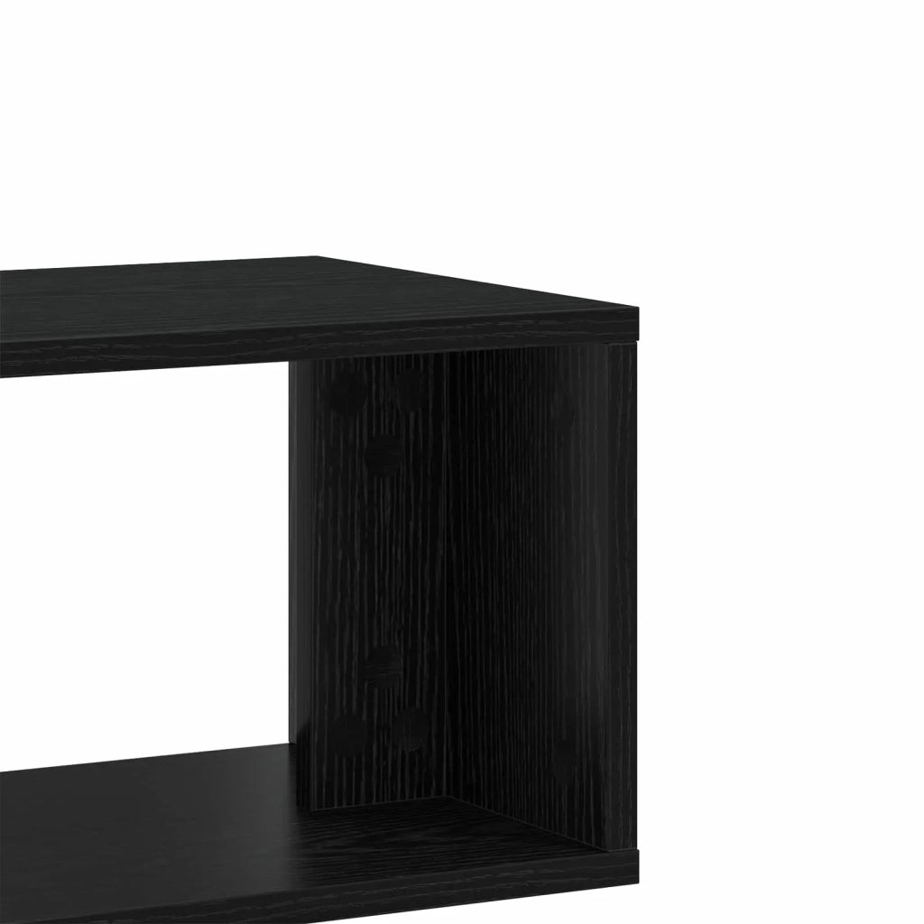 Mobile TV 100 x 30 x 50 cm Rovere Nero Legno ingegnerizzato 8010912