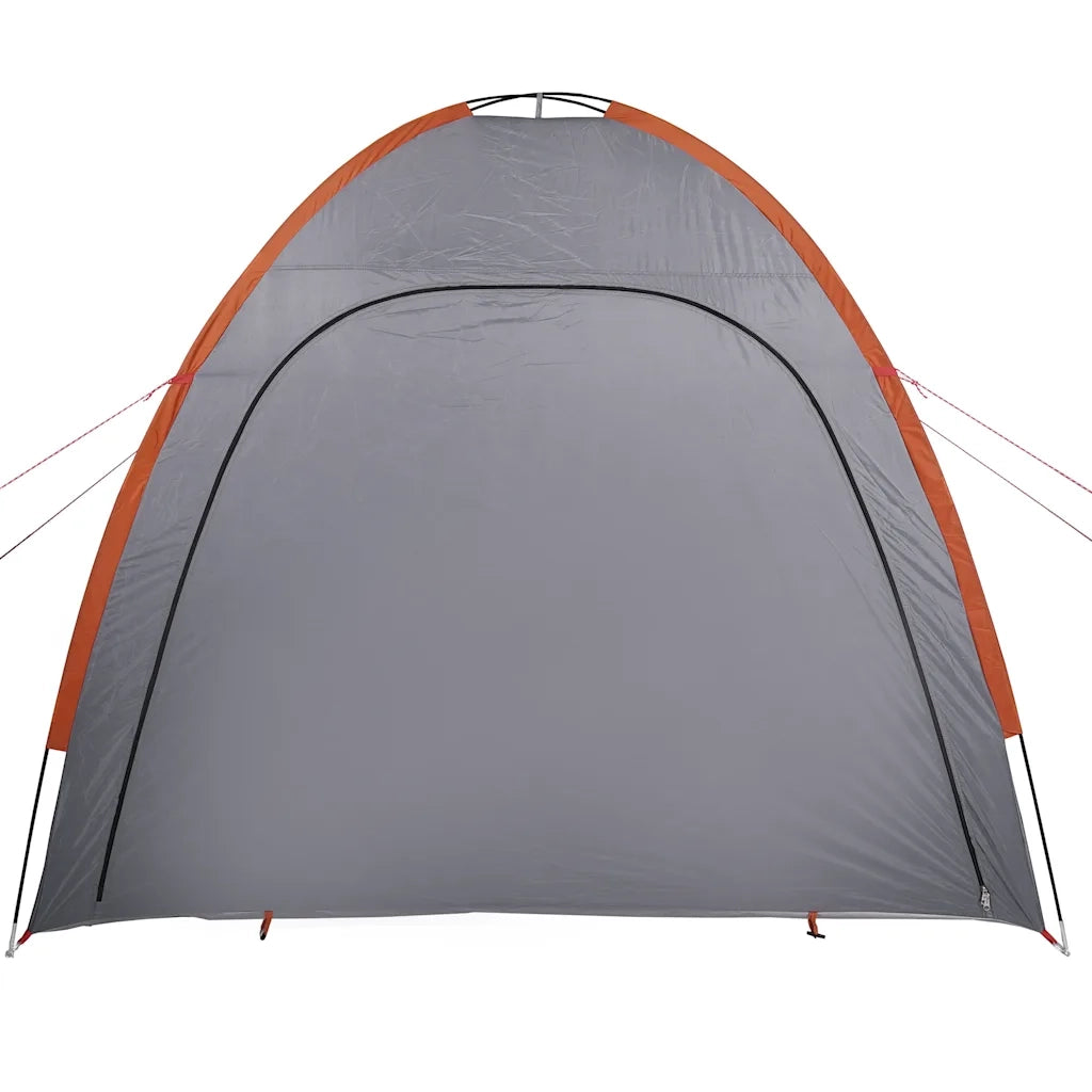 Tenda Portaoggetti-Tenda deposito da esterno Grigio e Arancione Impermeabile 207948