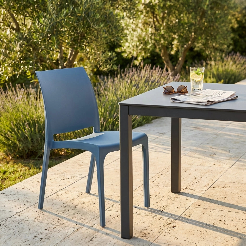 Sedia da Giardino in Polipropilene cm 46x54x80 - VOLGA
