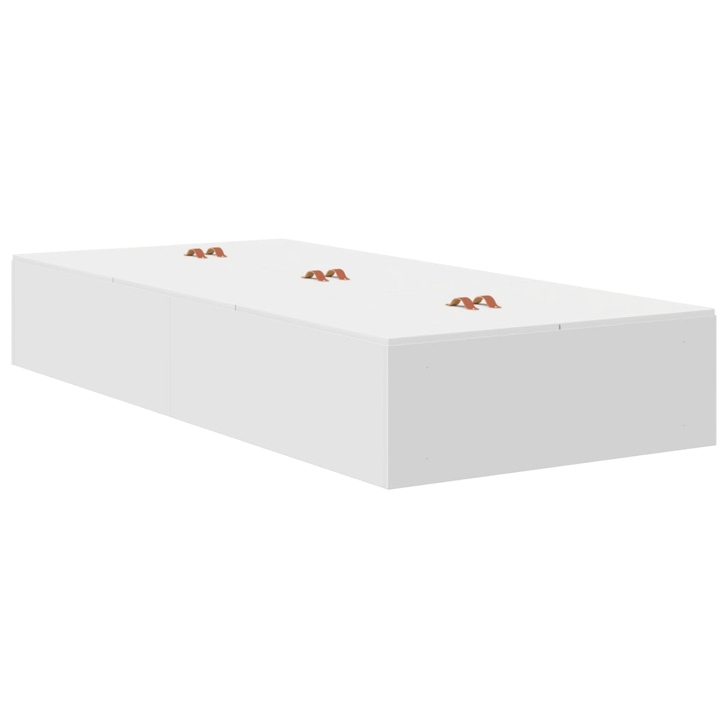 Struttura letto contenitore Bianca 100x200 cm