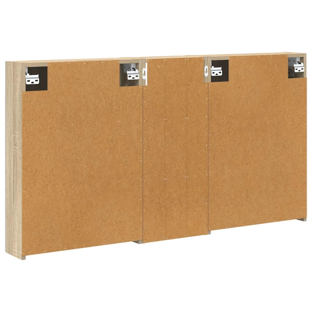 Set di Armadi da Bagno con lo scaffale 3 pcs 130 x 14,5 x 70 cm 3403762