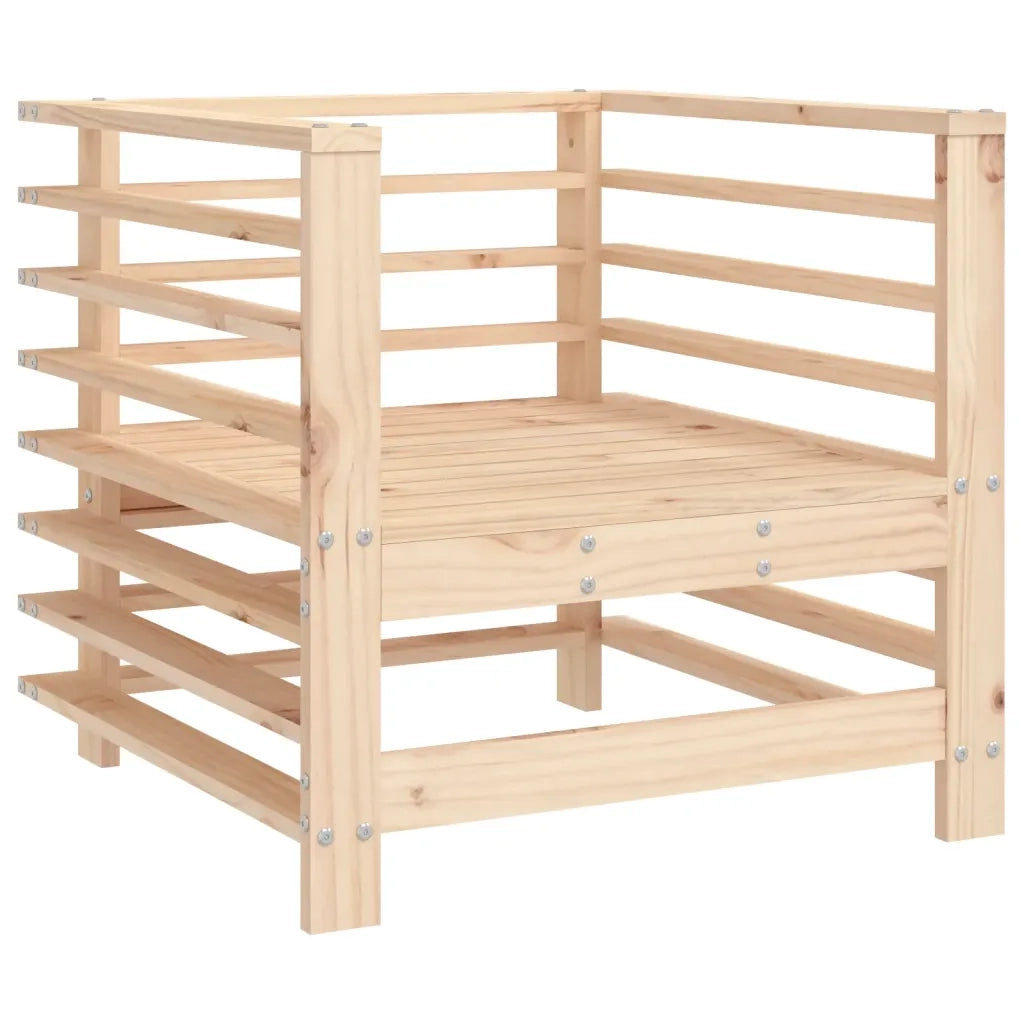 Sedia da patio-Sedie da Giardino con Cuscini 2 pz Legno Massello di Pino 992508