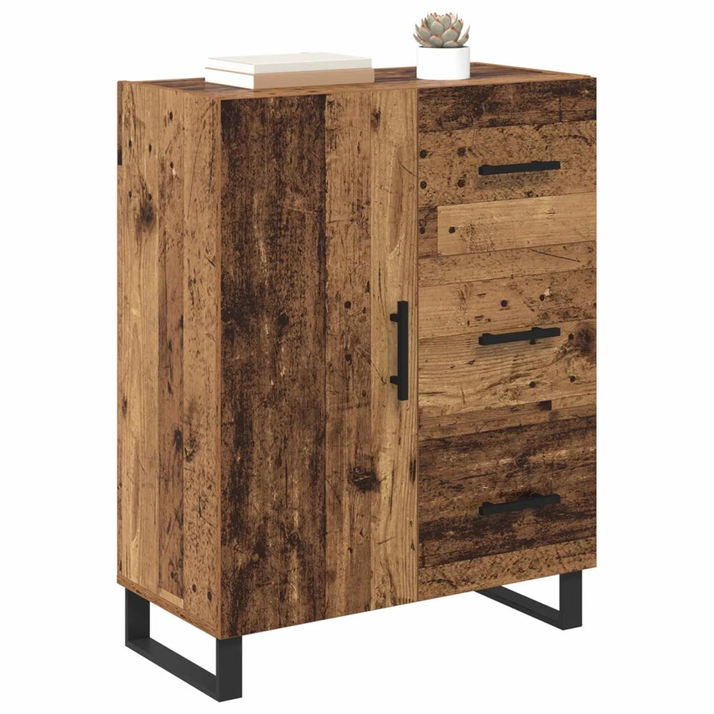 Credenza | Madia | Buffet da pranzo | Armadio da pranzo con cassetto Legno vecchio 69,5 x 34 x 90 cm