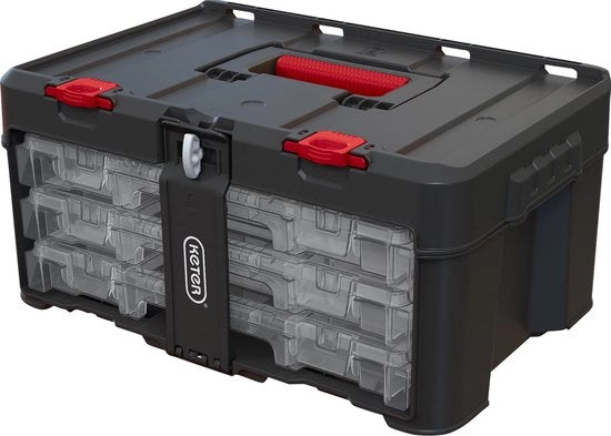 Cassetto di attrezzi in policarbonato Keter Stack'N'Roll 48,1 x 23,3 x 33,2 cm
