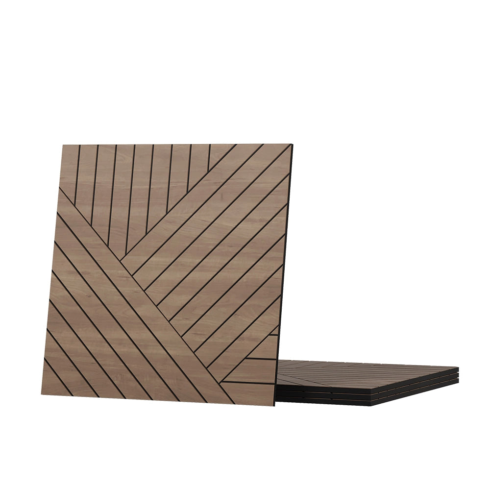Vicco Pannello a parete Rovere 4 pezzi, destra