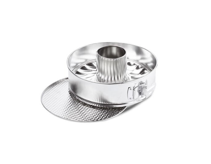 Stampo Forma Tortiera Dolci con Cerniera 2 Fondi Banda Stagnata 26 cm Ghidini