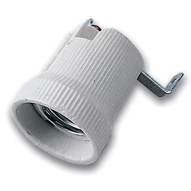 P/LAMP.E27 PORCELLANA + ST.