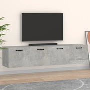 Mobili Parete 2 pz Grigio Cemento 60x36,5x35 cm in Multistrato 3115639
