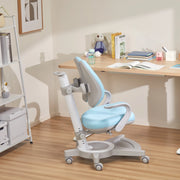 Sedia Girevole Partille per Bambini - Azzurro [en.casa]