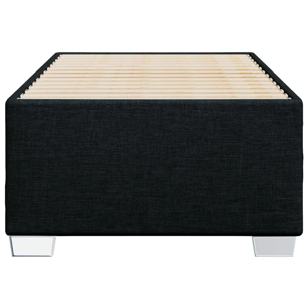 Giroletto senza Materasso Nero 90x200 cm in Tessuto 3284445